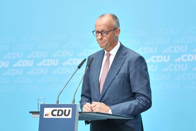 Berlin, Germany, September 21, 2026 Konrad Adenauer House Press conference at the CDU federal headquarters following state elections in Mecklenburg-Western Pomerania and Berlin Federal Chancellor Friedrich Merz, CDU Copyright: xdtsxNachrichtenagenturx dts_135858