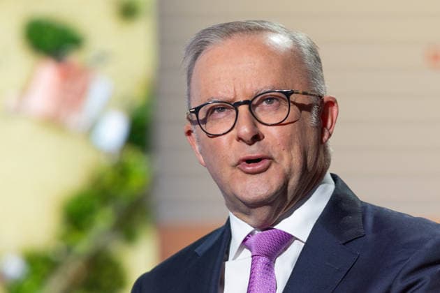 September 21, 2026, New York City, United States: Australian Prime Minister Anthony Albanese gestures while delivering his keynote speech at Climate Week NYC 2026 New York City United States - ZUMAl194 20260921_zip_l194_007 Copyright: xMarekxLadzinskix