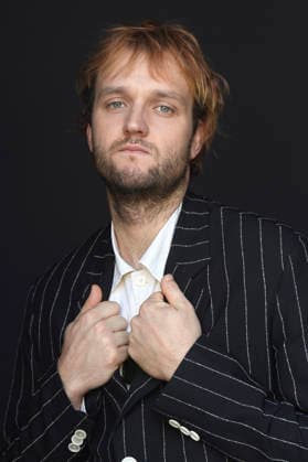 Jan Bülow at an exclusive photo shoot with the cast of the feature film *Die Gäste* at the 74th San Sebastián International Film Festival (Festival Internacional de Cine de San Sebastián) at the Hotel Maria Cristina in San Sebastián, September 21, 2026 Foto:xC.xNiehausx xFuturexImagex gaeste_6918