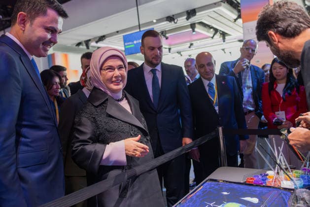 September 21, 2026, New York City, United States: Emine Erdogan participates in a Climate Week NYC 2026 event New York City United States  - ZUMAl194 20260921_zip_l194_012 Copyright: xMarekxLadzinskix