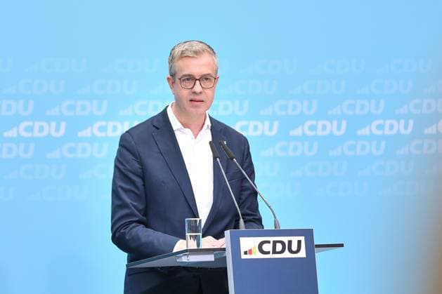 Berlin, Germany, September 21, 2026 Konrad Adenauer House Press conference at the CDU federal headquarters following the state elections in Mecklenburg-Western Pomerania and Berlin Stefan Evers Copyright: xdtsxNachrichtenagenturx dts_135865