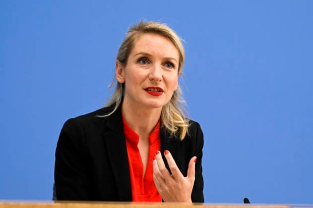 ABB BPK Ines Schwerdtner, Chairwoman of the Left Party Topic: The Left Party—The Impact of the State Elections in Berlin and Mecklenburg-Western Pomerania on Federal Politics Statement at the BPK Federal Press Conference on September 21, 2026, in Berlin, Berlin, Germany