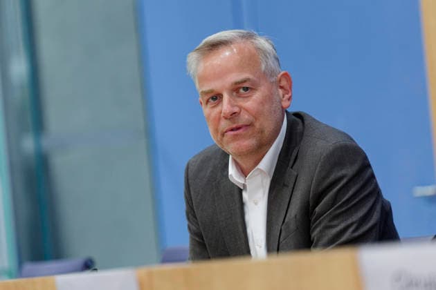 AfD Post-Election Analysis: Mecklenburg-Western Pomerania and Berlin, September 21, 2026, Germany, Berlin Federal Press Conference: AfD Post-Election Analysis of the State Election in Mecklenburg-Western Pomerania and the Berlin House of Representatives Election. Pictured: Leif Erik Holm, AfD candidate for the office of Minister-President in Mecklenburg-Western Pomerania