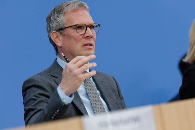 Sebastian Hille, September 21, 2026, Berlin, Germany, Government Press Conference, Deputy Government Spokesperson Sebastian Hille, CSU