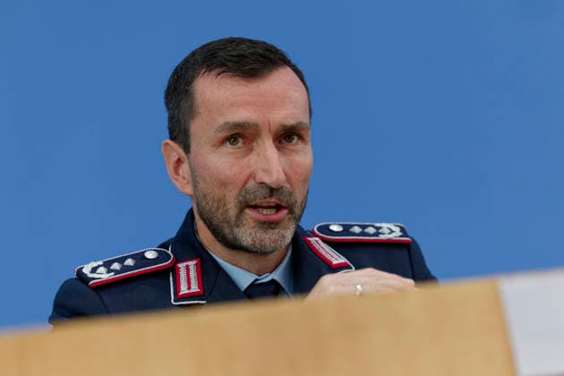Mitko Müller September 21, 2026 Germany, Berlin Government Press Conference Colonel i G Mitko Müller