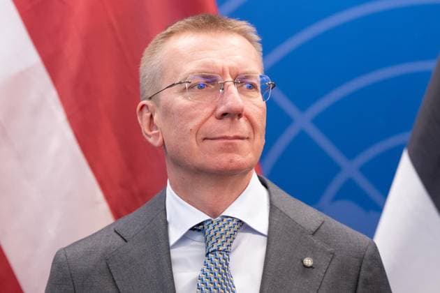 September 21, 2026, Bronx, New York, USA: Edgars Rinkevics, President, Republic of Latvia as he along with Gitanas Nauseda, President, Republic of Lithuania and Alar Karis, President, Republic of Estonia meets UN Secretary-General Antonio Guterres at UN Headquarters in New York, NY on September 21, 2026. Bronx USA - ZUMAr339 20260921_znp_r339_013 Copyright: xLevxRadinx