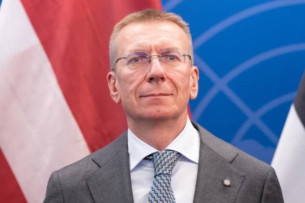 September 21, 2026, Bronx, New York, USA: Edgars Rinkevics, President, Republic of Latvia as he along with Gitanas Nauseda, President, Republic of Lithuania and Alar Karis, President, Republic of Estonia meets UN Secretary-General Antonio Guterres at UN Headquarters in New York, NY on September 21, 2026. Bronx USA - ZUMAr339 20260921_znp_r339_012 Copyright: xLevxRadinx
