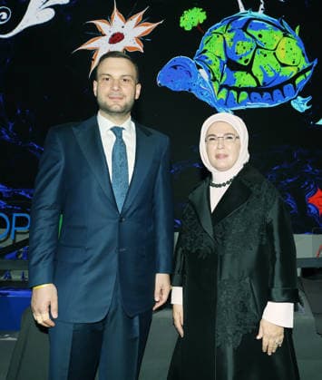 Turkish First Lady and Chair of the UN High-Level Advisory Board on Zero Waste Emine Erdogan NEW YORK, UNITED STATES - SEPTEMBER 21: (----EDITORIAL USE ONLY - MANDATORY CREDIT - TURKISH PRESIDENCY MUSTAFA KAMACI HANDOUT - NO MARKETING NO ADVERTISING CAMPAIGNS - DISTRIBUTED AS A SERVICE TO CLIENTS----) Turkish First Lady and Chair of the UN High-Level Advisory Board on Zero Waste Emine Erdogan attends the opening event of the New York Climate Week in New York, United States on September 21, 2026. President of the Zero Waste Foundation Samed Agirbas also attended the event. TUR Presidency Mustafa Kamaci Anadolu New York United States. Editorial use only. Please get in touch for any other usage.  Copyright: x2026xAnadoluxTURxPresidencyx xMustafaxKamacix