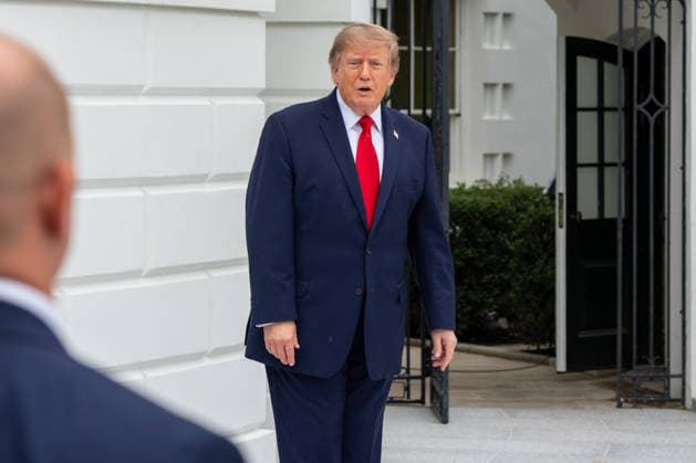September 21, 2026, Washington, District Of Columbia, USA: President DONALD TRUMP participates in a ribbon-cutting ceremony for the new White House helipad on the South Lawn before boarding the new Marine One VH-92A Patriot helicopter as he departs the White House for New York to attend the United Nations General Assembly in Washington, DC, on September 21, 2026. The new granite helipad, which features the presidential seal, was constructed to accommodate the newer Marine One helicopters and prevent damage to the White House lawn from the aircraft s exhaust. Washington USA - ZUMAs365 20260921_znp_s365_003 Copyright: xJoeyxSussmanx