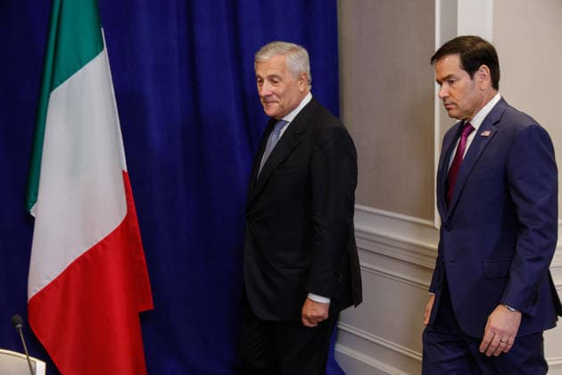 September 21, 2026, New York, US: Italy s Minister for Foreign Affairs Antonio Tajani and U.S. Secretary of State Marco Rubio attend an agreement signing ceremony of Memorandum of Understanding on Critical Minerals, on occasion of the United Nations General Assembly (UNGA), in New York, USA, 21 September 2026. ANSA GIUSEPPE LAMI. New York US  - ZUMAa110 20260921_zaf_a110_011 Copyright: xGiuseppexLamix