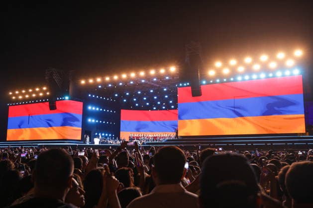 ARMENIA, YEREVAN - SEPTEMBER 21, 2026: A celebration marks 35 years of Armenia s Independence in Republic Square on Independence Day. Alexander Patrin TASS  98107526