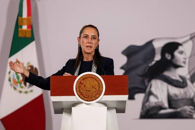September 21, 2026: TO-45181- Ciudad de M& xe9;xico. 2026-09 -21. Claudia Sheinbaum Pardo, President of Mexico, during the daily morning press conference in the Treasury Room of the National Palace in Mexico City. Among the relevant topics discussed were Alejandro God& xcd;nez Clasos.com.mx - ZUMAcs4_ 20260921_faa_cs4_020 Copyright: xAlejandroxGod& Xed;Nezx