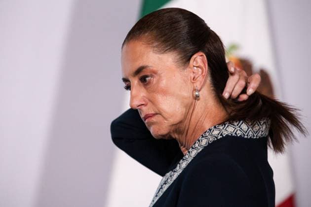 September 21, 2026: TO-45181- Ciudad de M& xe9;xico. 2026-09 -21. Claudia Sheinbaum Pardo, President of Mexico, during the daily morning press conference in the Treasury Room of the National Palace in Mexico City. Among the relevant topics discussed were Alejandro God& xcd;nez Clasos.com.mx - ZUMAcs4_ 20260921_faa_cs4_025 Copyright: xAlejandroxGod& Xed;Nezx