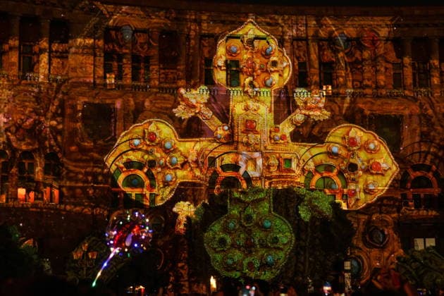 ARMENIA, YEREVAN - SEPTEMBER 21, 2026: A celebration marks 35 years of Armenia s Independence in Republic Square on Independence Day Yerevan Armenia  - ZUMAt113 20260921_zaa_t113_402 Copyright: xAlexanderxPatrinx