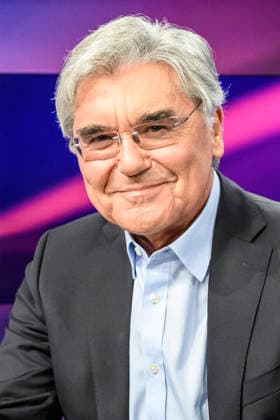 Pictured, from left: Joe Kaeser of Siemens Energy, GER, Berlin, studio, guest on Maischberger, political talk show, TV, program, with host Sandra Maischberger, Das Erste, from Adlershof Am Studio 20, September 21, 2026, Copyright: HMBxMedia UwexKoch