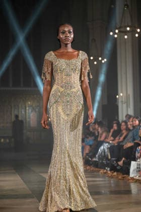 Rocky Star LFW SS27 Catwalk Show Model Walks the Rocky Star LFW SS27 show on the 17,09,2026 at St John s Hyde Park Hyde Park Crescent London W2 2Q, Credit:JIMMY JAMES Avalon UK, London  Copyright: xJIMMYxJAMESx xAvalonx 1137115101