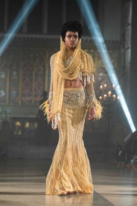 Rocky Star LFW SS27 Catwalk Show Model Walks the Rocky Star LFW SS27 show on the 17,09,2026 at St John s Hyde Park Hyde Park Crescent London W2 2Q, Credit:JIMMY JAMES Avalon UK, London  Copyright: xJIMMYxJAMESx xAvalonx 1137115123