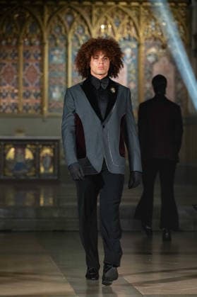 Varoin Marwah - Monarch LFW SS27 Catwalk Show Model Walks the Varoin Marwah - Monarch LFW SS27 show on the 17,09,2026 at St John s Hyde Park Hyde Park Crescent London W2 2QD, Credit:JIMMY JAMES Avalon UK, London  Copyright: xJIMMYxJAMESx xAvalonx 1137121268