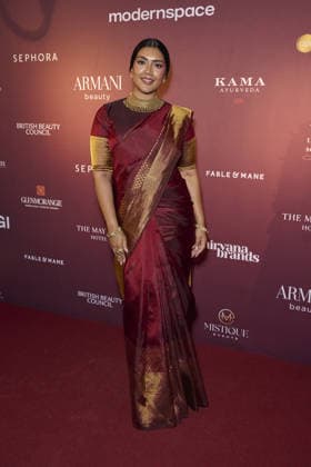 South Asian Beauty Collective Awards held at the Mayfair Hotel Featuring: Vithya Visvendra Where: London, United Kingdom When: 21 Sep 2026 Credit: Alan West Cover Images EDITORIAL USE ONLY. NOT FOR USE BY NEWSPAPERS BASED IN THE UK. Copyright: xx coverimg56042892