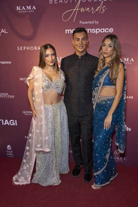 South Asian Beauty Collective Awards held at the Mayfair Hotel Featuring: Shakira Khan, Junaid and Priya Jaswal Where: London, United Kingdom When: 21 Sep 2026 Credit: Alan West Cover Images EDITORIAL USE ONLY. NOT FOR USE BY NEWSPAPERS BASED IN THE UK. Copyright: xx coverimg56042913