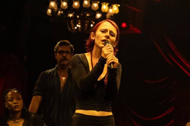September 21, 2026, Bronx, New York, USA: Sophia Anne Caruso performs one of the songs during press event for new musical Memoirs of Amorous Gentlemen by Duncan Sheik at The Night Egg at Culture Club in New York, NY on September 21, 2026. Bronx USA - ZUMAr339 20260921_znp_r339_029 Copyright: xLevxRadinx