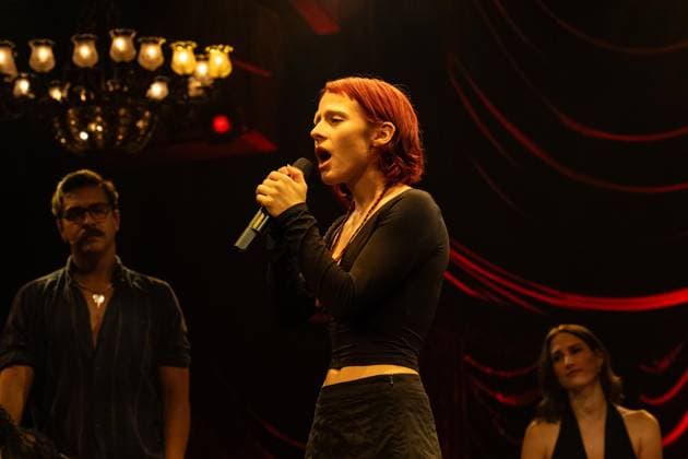 September 21, 2026, Bronx, New York, USA: Sophia Anne Caruso performs one of the songs during press event for new musical Memoirs of Amorous Gentlemen by Duncan Sheik at The Night Egg at Culture Club in New York, NY on September 21, 2026. Bronx USA - ZUMAr339 20260921_znp_r339_032 Copyright: xLevxRadinx