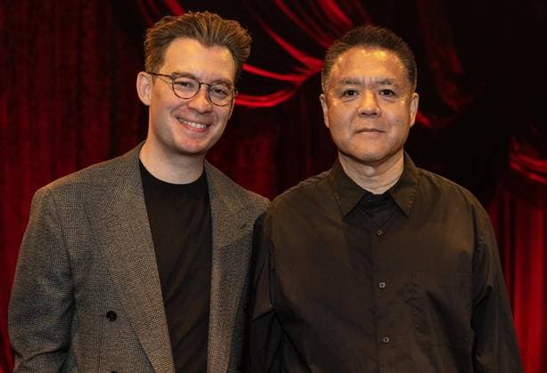 September 21, 2026, Bronx, New York, USA: Tony Marion and Kenny Kurokawa pose during press event for new musical Memoirs of Amorous Gentlemen by Duncan Sheik at The Night Egg at Culture Club in New York, NY on September 21, 2026. Bronx USA - ZUMAr339 20260921_znp_r339_057 Copyright: xLevxRadinx