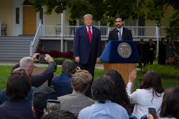 September 21, 2026, New York, New York, USA: Pres. Donald TRUMP meets Mayor Zohran MAMDANI at Gracie Mansion. New York USA - ZUMAm57_ 20260921_zaf_m57_019 Copyright: xJohnxMarshallxMantelx