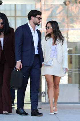 Internet personality Iris Au has no comments as she and boyfriend Davide Sanclimenti of ˜Love Island™ fame depart Federal Courthouse after Lau was sentenced to 18 months for Tax Evasion ** VIDEO AVAILABLE PLEASE CONTACT photodesk@instarimages.com TO RECEIVE** Featuring: Iris Au, Davide Sanclimenti Where: Los Angeles, Caifornia, United States When: 21 Sep 2026 Credit: H2Y INSTARimages EDITORIAL USE ONLY. NOT FOR USE BY NEWSPAPERS BASED IN THE UK. Copyright: xx instar56043021