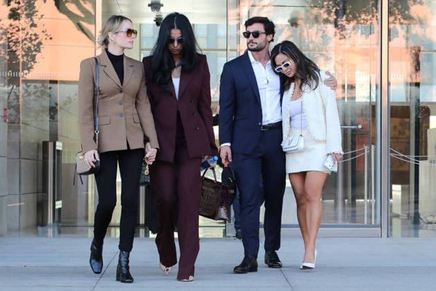 Internet personality Iris Au has no comments as she and boyfriend Davide Sanclimenti of ˜Love Island™ fame depart Federal Courthouse after Lau was sentenced to 18 months for Tax Evasion ** VIDEO AVAILABLE PLEASE CONTACT photodesk@instarimages.com TO RECEIVE** Featuring: Alli Stavro, Iris Au, Davide Sanclimenti Where: Los Angeles, Caifornia, United States When: 21 Sep 2026 Credit: H2Y INSTARimages EDITORIAL USE ONLY. NOT FOR USE BY NEWSPAPERS BASED IN THE UK. Copyright: xx instar56043026