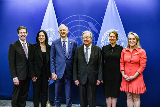 September 21, 2026, New York, New York, United States: United Nations Secretary-General ANTONIO GUTERRES meets with members of the United States Congress during UN General Assembly High-Level Week New York United States - ZUMAo116 20260921_znp_o116_014 Copyright: xBiancaxOterox