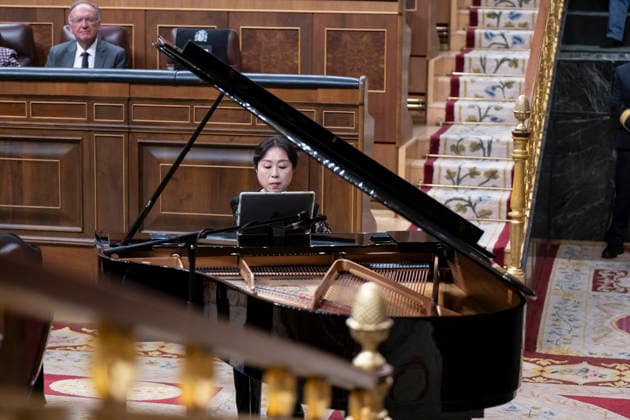 September 21, 2026, Madrid, Spain: pianist Yoko Suzuki during the International Day of Peace celebrations, with a tribute to Pau Casals, at the Congress of Deputies, on 21 September, 2026 in Madrid, Spain. Madrid Spain - ZUMAs197 20260921_aaa_s197_158 Copyright: xAtilanoxGarciax