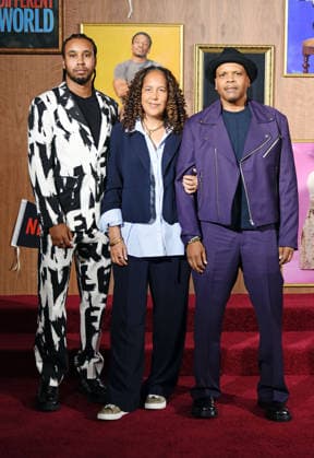 September 21, 2026, Atlanta, Georgia, USA: Toussaint Bythewood, Gina Prince-Blythewood, Reggie Rock Blythewood at Netflix s A Different World Premiere at KingÃ¢â‚¬â ¢s Chapel, Morehouse College, Atlanta, Georgia. September 21, 2026 Atlanta USA - ZUMAs380 20260921_zep_s380_061 Copyright: xDerekxStormx