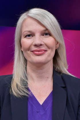 Annett Meiritz on the ARD talk show *maischberger* at the Berlin Adlershof studio, September 2, 2026 Foto:xM.xBehrensx xFuturexImagex maischberger2109_6910