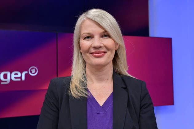 Annett Meiritz on the ARD talk show *maischberger* at the Berlin Adlershof studio, September 2, 2026 Foto:xM.xBehrensx xFuturexImagex maischberger2109_6911