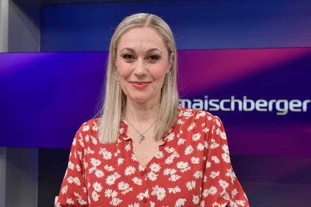 Ruth Moschner on the ARD talk show *maischberger* at the studio in Berlin-Adlershof, Berlin, September 2, 2026 Foto:xM.xBehrensx xFuturexImagex maischberger2109_6916