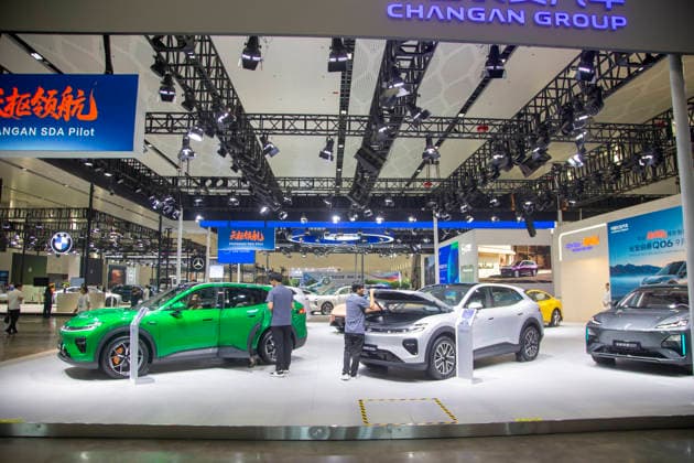 HAIKOU, CHINA - SEPTEMBER 22: The 2026 World New Energy Vehicle Congress opens at the Hainan International Convention and Exhibition Center on September 22, 2026 in Haikou, Hainan Province of China. Co-organized by the China Association for Science and Technology, the People s Government of Hainan Province, the Ministry of Science and Technology and the Ministry of Industry and Information Technology, the event features a main forum, 10 thematic forums, three closed-door meetings and six concurrent sessions under the theme Transformation, Upgrading and Resilient Growth .  Copyright: xVCGx 111668686607