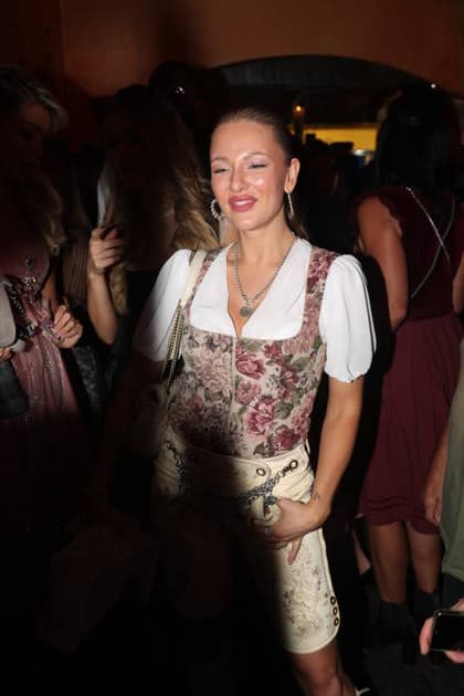 Joelina Drews at Cathy Hummels Wiesn Bummel at the 2026 Oktoberfest in Munich, September 21, 2026 Copyright: xAgenturxMatthiasxWehnertx xM.xGränzdörferx