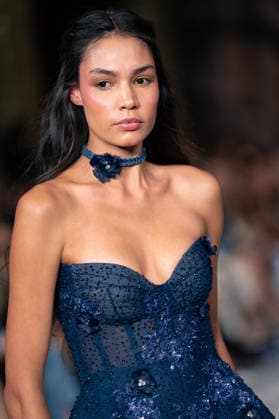 LFW - Aadnevik Runway A model walks the runway at the Aadnevik Catwalk Show 2026 on September 21, 2026 in London, UK. Photo by LounisPhotography ABACAPRESS.COM London United Kingdom  Copyright: xLounisPhotography ABACAx