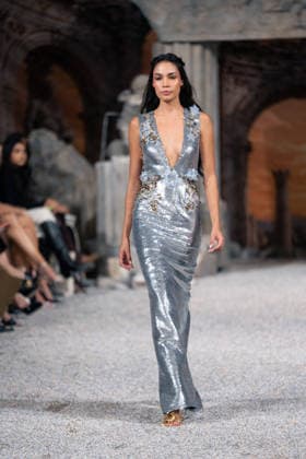 LFW - Aadnevik Runway A model walks the runway at the Aadnevik Catwalk Show 2026 on September 21, 2026 in London, UK. Photo by LounisPhotography ABACAPRESS.COM London United Kingdom  Copyright: xLounisPhotography ABACAx