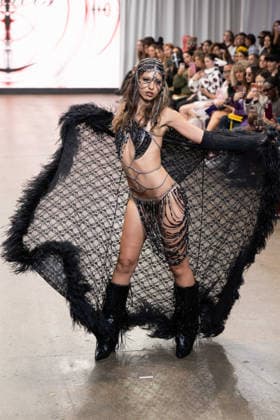 Haus Of Mclees LFW SS27 Catwalk Show Model Walks the Haus Of Mclees LFW SS27 show on the 19,09,2026, Credit:JIMMY JAMES Avalon UK, London  Copyright: xJIMMYxJAMESx xAvalonx 1137128716