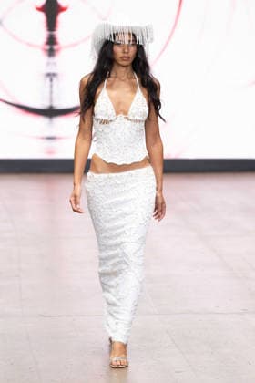 Haus Of Mclees LFW SS27 Catwalk Show Model Walks the Haus Of Mclees LFW SS27 show on the 19,09,2026, Credit:JIMMY JAMES Avalon UK, London  Copyright: xJIMMYxJAMESx xAvalonx 1137128765