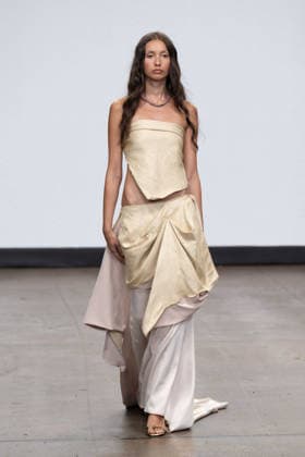 One to Watch edit 1 Fashion Scout LFW SS27 Catwalk Show Model Walks the One to Watch Fashion Scout LFW SS27 show on the 19,09,2026, Credit:JIMMY JAMES Avalon UK, London  Copyright: xJIMMYxJAMESx xAvalonx 1137131427