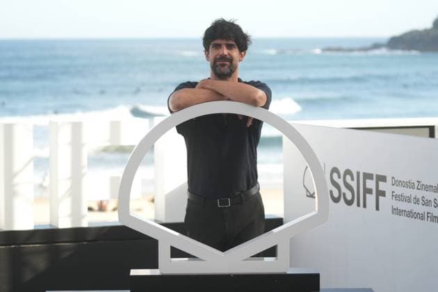 Roberto Bueso, Eduard Fernandez, Meritxell Calvo, Adam Jezierski, Francesco Carril, Cristina Plazas, Jaime Ortiz photocall of premiere El Mal Padre during the 74nd San Sebastian Film Festival in San Sebastian, Spain, on Tuesday, 22 September, 2026. Cordon Press 