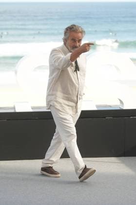 Roberto Bueso, Eduard Fernandez, Meritxell Calvo, Adam Jezierski, Francesco Carril, Cristina Plazas, Jaime Ortiz photocall of premiere El Mal Padre during the 74nd San Sebastian Film Festival in San Sebastian, Spain, on Tuesday, 22 September, 2026. Cordon Press 
