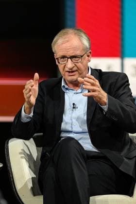 Albrecht von Lucke, political scientist, September 26, 2026—Albrecht von Lucke appeared on *Markus Lanz* on September 20, 2026, ZDF TV, talk show, Germany, German, German man, publicist, lawyer, political scientist, journalist, journalism, German publicist, political scientist, journalism, sitting halfway up, speaking, gesturing