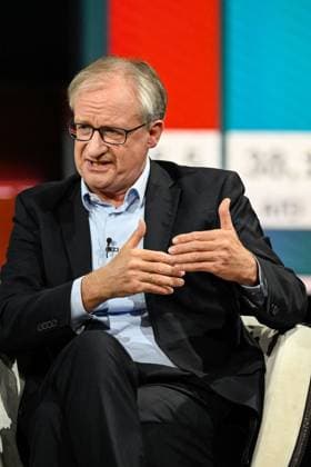 Albrecht von Lucke, political scientist, September 26, 2026—Albrecht von Lucke appeared on *Markus Lanz* on September 20, 2026, ZDF TV, talk show, Germany, German, German man, publicist, lawyer, political scientist, journalist, journalism, German publicist, political scientist, journalism, sitting halfway up, speaking, gesturing