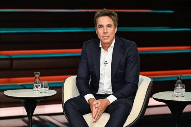 Markus Feldenkirchen, Journalist, 09 26, Markus Feldenkirchen on September 20, 2026, on *Markus Lanz*, ZDF TV, television, talk show, Germany, German, German man, journalism, podcaster, *SPIEGEL*, German journalism, sitting cross-legged, neutral