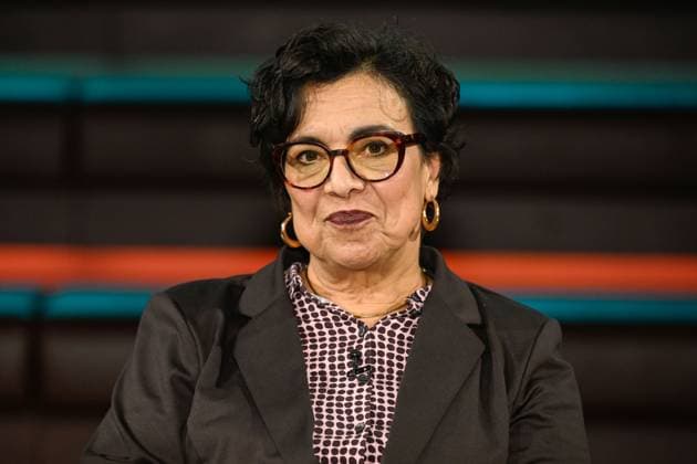 Mariam Lau, Journalist, 09 26, by Mariam Lau on September 20, 2026, on *Markus Lanz*, ZDF TV, talk show, Germany, German, man, German woman, journalism, *ZEIT*, German female, journalism, journalist, diverse, portrait, neutral