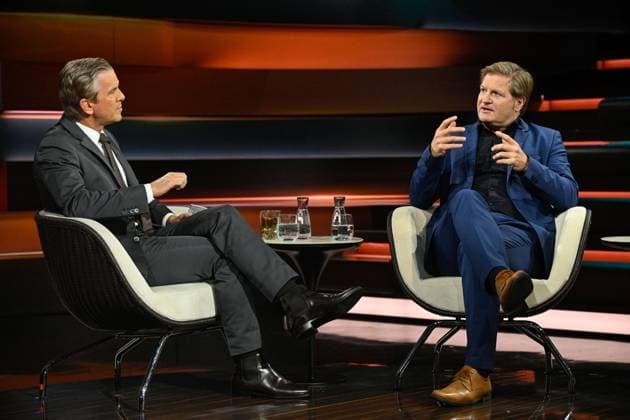 Markus Lanz with Michael Bröcker on September 26, 2026; Markus Lanz and Michael Bröcker on September 20, 2026, on *Markus Lanz*, ZDF TV, talk show, Germany, German, German man, men, table, briefings, editor-in-chief, German, Italy, Italian, Italian, German p